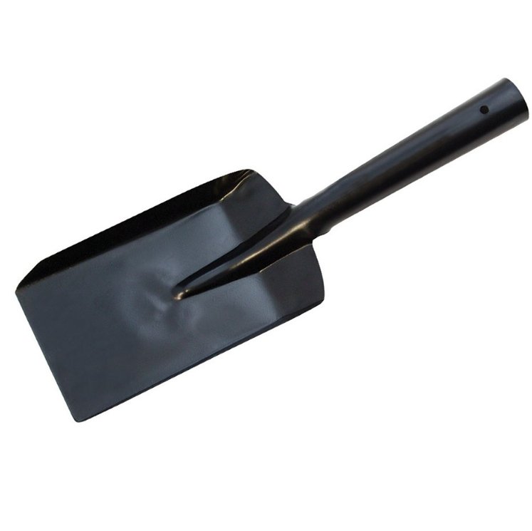 Pala nera testa paletta scavo stretto in acciaio 170 mm Offerta Silverline Silverline