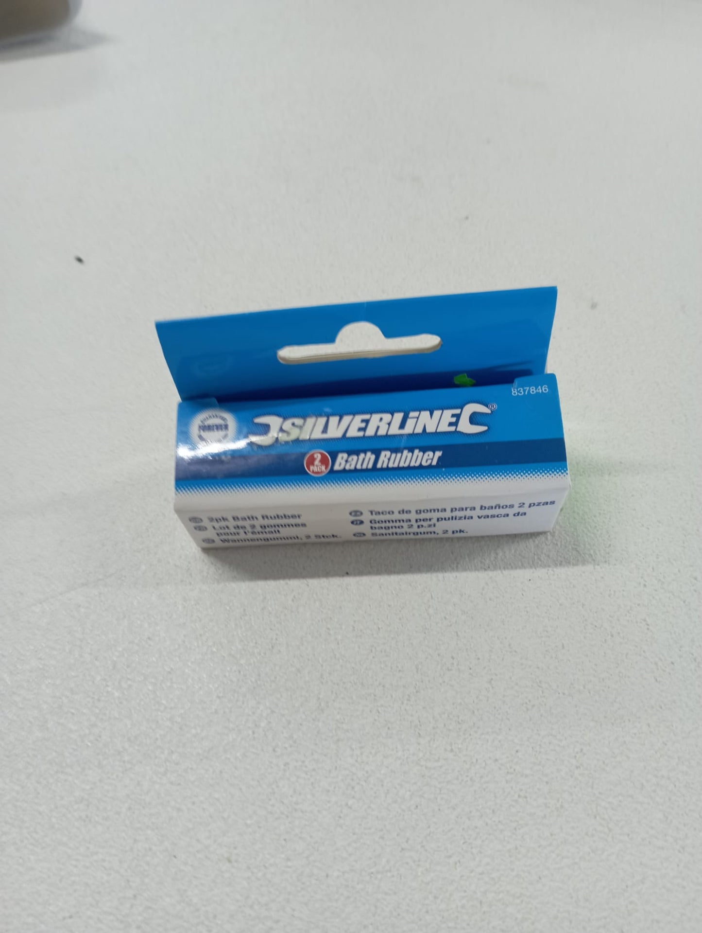 Gomma per pulizia vasca da bagno per varie superfici Silverline 2 pezzi Silverline