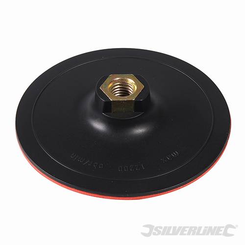 Platorello fissaggio a strappo per l'uso con spugne di lucidatura cuffie e dischi silverline Silverline