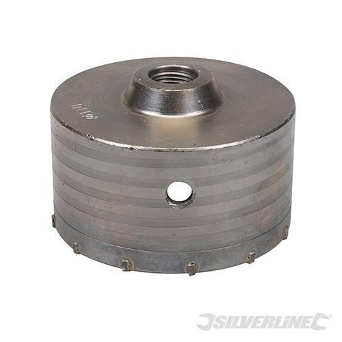 Fresa carotatrice a tazza per muri in TCT e acciaio robusto Silverline 595769 silverline