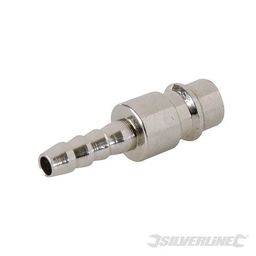 Raccordo per estremità tubo 8mm Silverline 2 pezzi per compressore 40mm Silverline