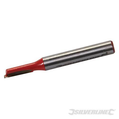 Fresa diritta metrica 1/4" in acciaio temprato da 3 x 12 mm a 20 x 20 mm silverline Silverline