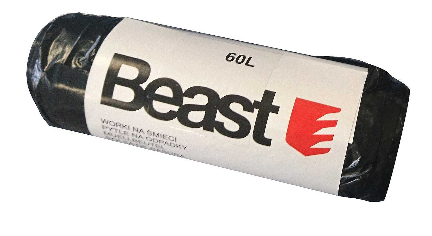 Sacchi per la spazzatura ultra resistenti di varie misure e pezzi Beast Beast