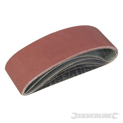 Nastri abrasivi 75 x 533mm in ossido di alluminio per levigatrici a nastro prezzo silverline Silverline