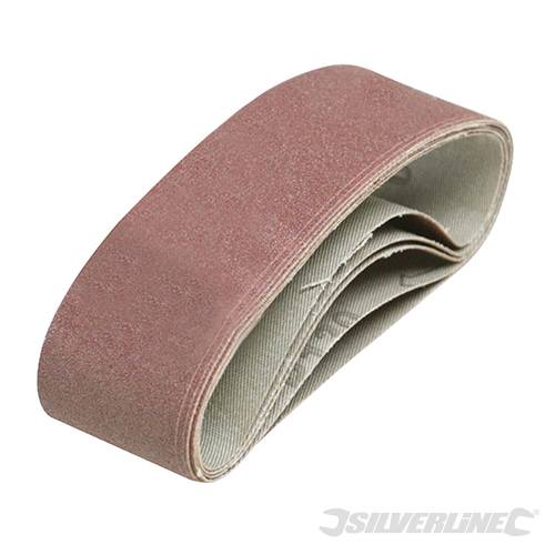 Nastri abrasivi 40 x 305 mm in ossido di alluminio per levigatrici offerta silverline Silverline