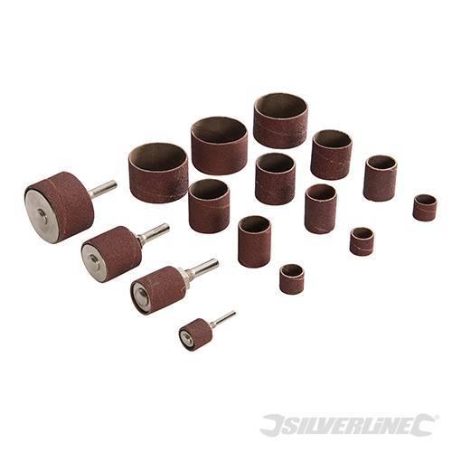 Kit tamburo di levigatura per trapani a colonna varie grane offertissima silverline Silverline