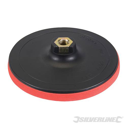Platorello fissaggio a strappo per l'uso con spugne di lucidatura cuffie e dischi silverline Silverline