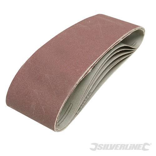 Nastri abrasivi 75 x 533mm in ossido di alluminio per levigatrici a nastro prezzo silverline Silverline