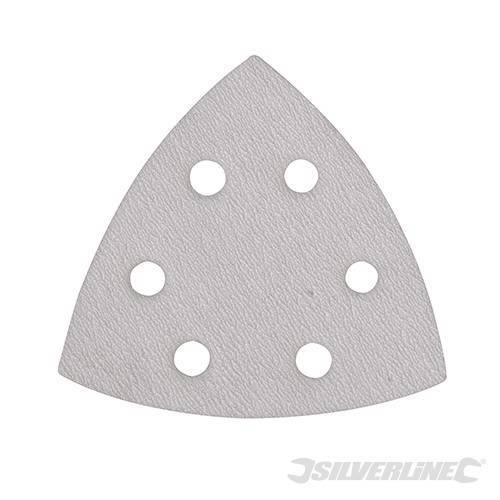 Fogli triangolari forati con fissaggio strappo per la rimozione di pitture e vernici silverline Silverline