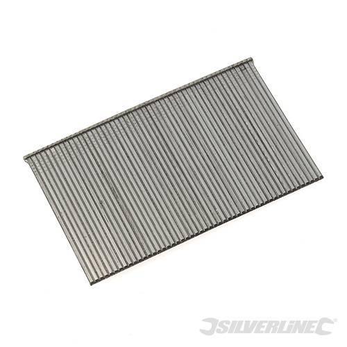 Chiodi Punti di finitura con calibro 16 per chiodatrici Silverline 2500 pz Silverline