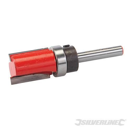 Fresa a copiare 1/4' per tagli di bordo in acciaio temprato da 1/2" x 3/4" x 1/2" a 5/8" x 1" x 5/8" Silverline