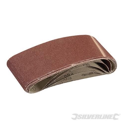 Nastri abrasivi 75 x 533mm in ossido di alluminio per levigatrici a nastro prezzo silverline Silverline