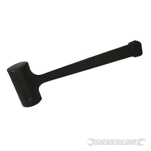 Martello anti rimbalzo con impugnatura in acciaio rivestito in poliuretano Silverline Silverline