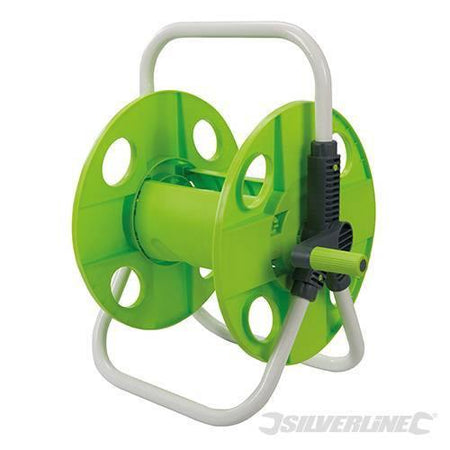 Avvolgitubo da giardino a carrello da 45 m Silverline trasportabile Silverline