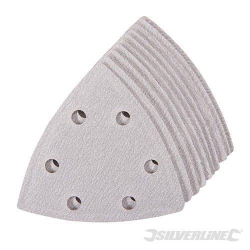 Fogli triangolari forati con fissaggio strappo per la rimozione di pitture e vernici silverline Silverline