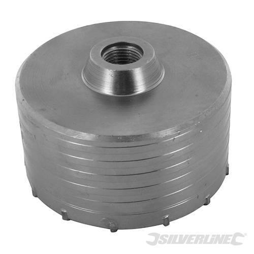 Fresa carotatrice a tazza per muri in TCT e acciaio robusto Silverline 595769 silverline