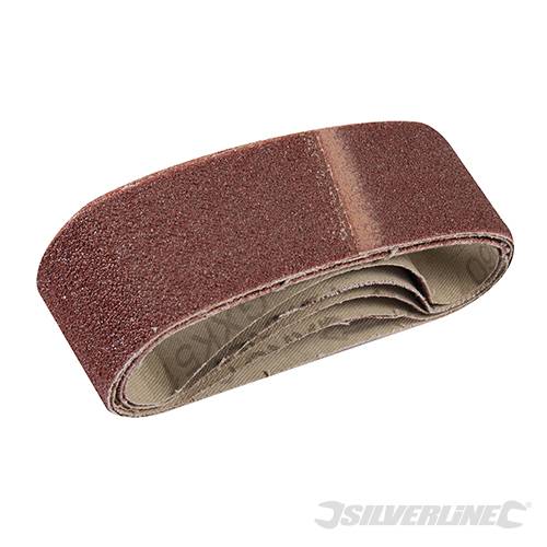 Nastri abrasivi 40 x 305 mm in ossido di alluminio per levigatrici offerta silverline Silverline