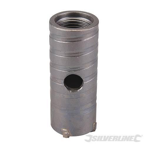 Fresa carotatrice a tazza per muri in TCT e acciaio robusto Silverline 595769 silverline