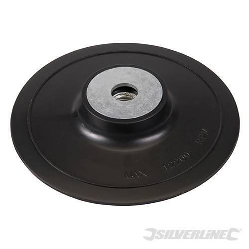 Platorello ABS per smerigliatrici angolari lucidatrici sabbiatrici con ghiera filettata silverline Silverline
