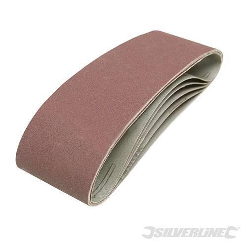 Nastri abrasivi 75 x 533mm in ossido di alluminio per levigatrici a nastro prezzo silverline Silverline