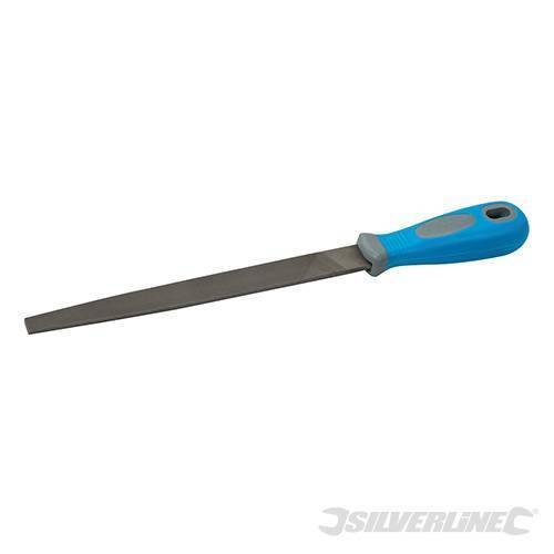 Lima spatola piatta doppio taglio punta originale 250 mm Silverline Silverline