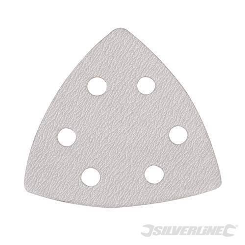 Fogli triangolari forati con fissaggio strappo per la rimozione di pitture e vernici silverline Silverline
