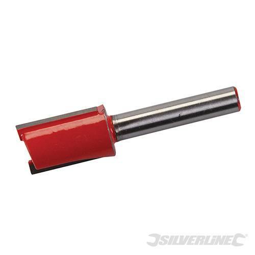 Fresa diritta metrica 1/4" in acciaio temprato da 3 x 12 mm a 20 x 20 mm silverline Silverline