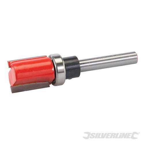 Fresa a copiare 1/4' per tagli di bordo in acciaio temprato da 1/2" x 3/4" x 1/2" a 5/8" x 1" x 5/8" Silverline
