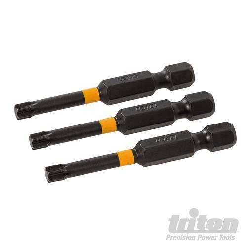 Punte da impatto a taglio per cacciavite avvitatori elettrici trapani 3pz Triton Triton