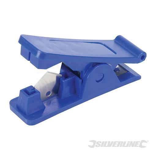 Tagliatubi per tubi di plastica e di gomma taglierino lama acciaio Silverline Silverline