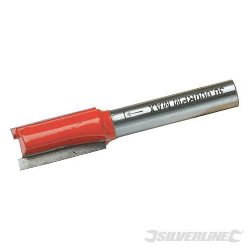 Fresa diritta metrica 1/4" in acciaio temprato da 3 x 12 mm a 20 x 20 mm silverline Silverline