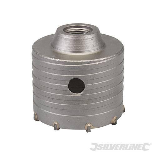 Fresa carotatrice a tazza per muri in TCT e acciaio robusto Silverline 595769 silverline