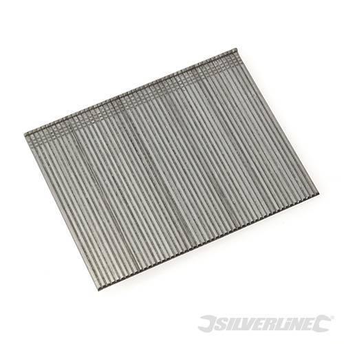 Chiodi Punti di finitura con calibro 16 per chiodatrici Silverline 2500 pz Silverline