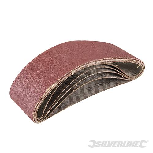 Nastri abrasivi 40 x 305 mm in ossido di alluminio per levigatrici offerta silverline Silverline