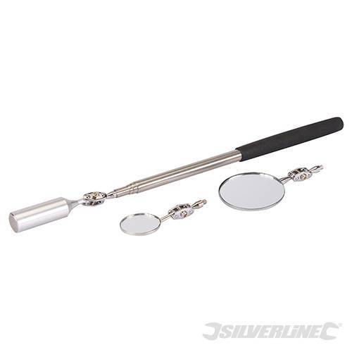 Magnete con specchi telescopici 3 in 1 Silverline 800mm Silverline