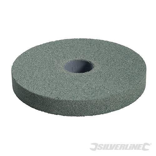 Mola per smerigliatrice da banco in carburo di silicio verde Silverline 150e200 x 20mm Silverline