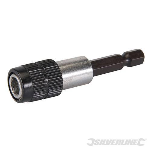 Mandrino portapunta a sgancio per avvitatore incastro esagonale 1/4" Silverline Silverline
