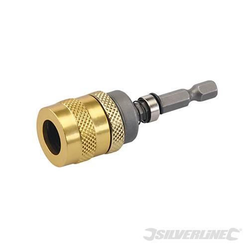 Porta inserto regolabile attacco esagonale 1/4" PER CARTONGESSO SILVERLINE Silverline