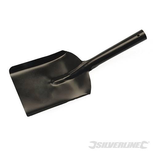 Pala nera testa paletta scavo stretto in acciaio 170 mm Offerta Silverline Silverline