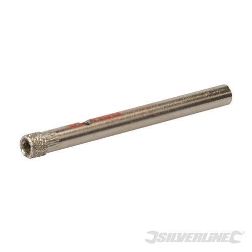 Sega a tazza diamantata per forare piastrelle , vetro, marmo, ardesia e gres porcellanato varie mis. silverline