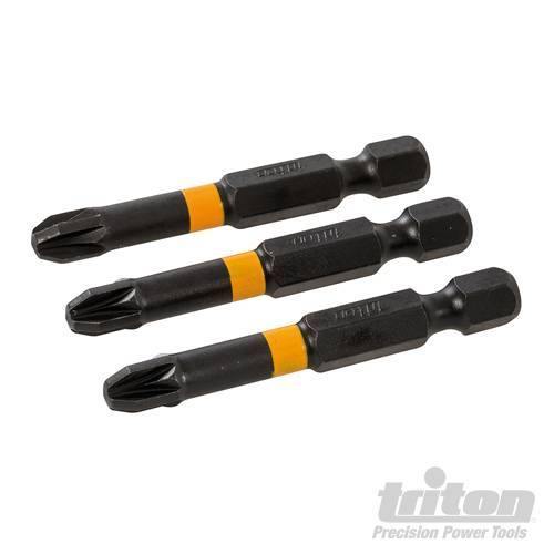 Punte da impatto a taglio per cacciavite avvitatori elettrici trapani 3pz Triton Triton