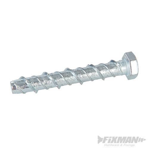Viti bulloni autofilettanti per calcestruzzo cemento fissaggi Fixman 10 pz Fixman