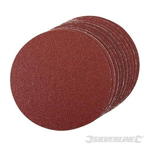 Dischi di levigatura auto-adesivi per sabbiare legno pittura vernice plastica Silverline