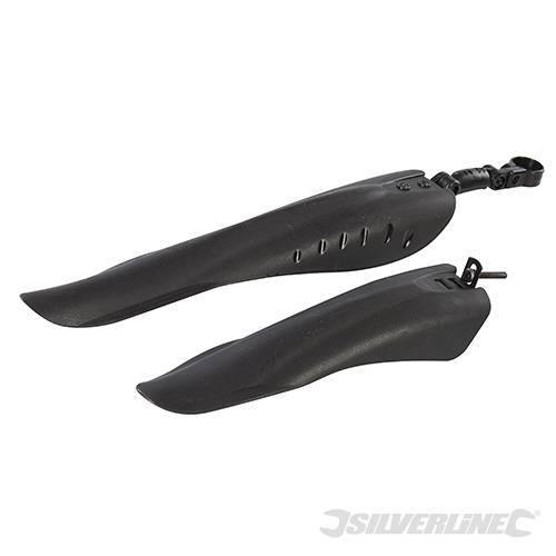 Set parafango anteriore e posteriore biciclette Silverline originale 2 pz Silverline