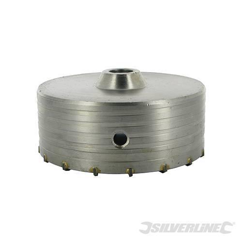 Fresa carotatrice a tazza per muri in TCT e acciaio robusto Silverline 595769 silverline