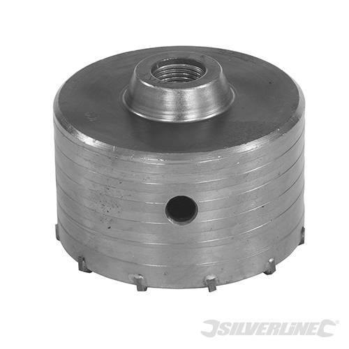 Fresa carotatrice a tazza per muri in TCT e acciaio robusto Silverline 595769 silverline