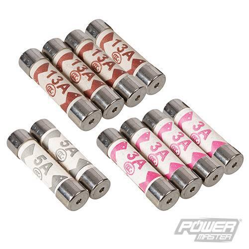 Fusibili per la protezione di circuiti elettrici 3A 5A 13A 10pezzi Power Master