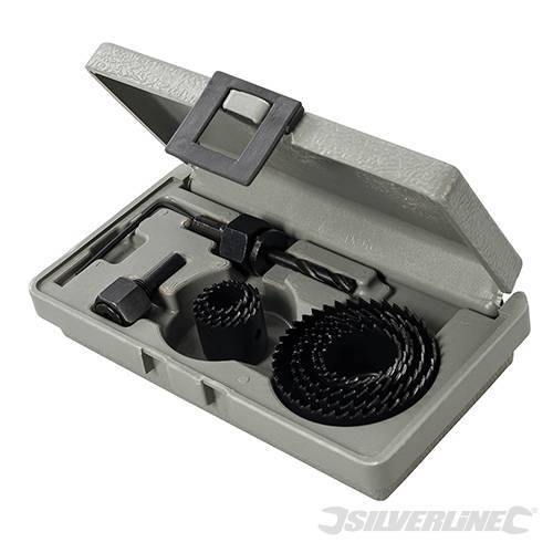 Set sega a tazza in acciaio 11 pezzi Silverline muniti di robusta custodia Silverline