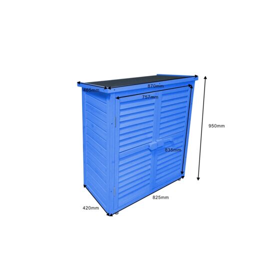 Armadio Da Giardino In Cunninghamia Impregnato 87x47x95hm BOX 0905 Foresta
