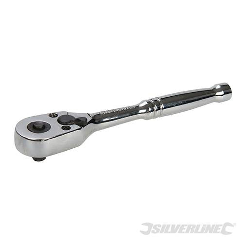 Chiave a cricchetto Silverline in acciaio con sgancio rapido 1/4 / 62 Nm –  Eternal Brico